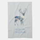 Search for blue christmas tea towels White