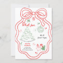 Search for funky tree invitations Red