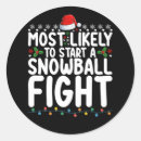 Search for snowball stickers Xmas