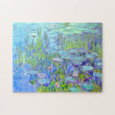 Search for claude monet water lilies puzzles Flowers