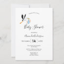 Search for stork baby boy shower invitations Blue
