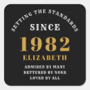 Search for chic and elegant stickers Typography