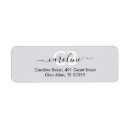 Search for gray business return address labels Simple