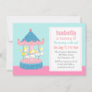 Search for merry go round birthday invitations Carnival