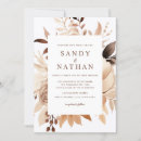Search for boho floral invitations Beige