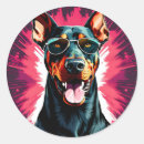 Search for doberman pinscher stickers Pet