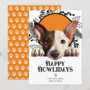 Search for bull terrier christmas cards Happy howlidays
