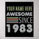 Search for 1983 posters 40th birthday