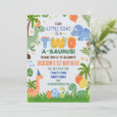 Search for two rex birthday invitations Second