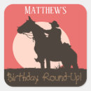 Search for cowboy party stickers Horses