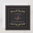 Search for black rose gold 21st birthday invitations Trendy