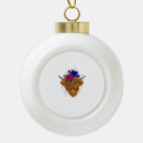 Search for highland cattle christmas tree decorations Funny animal