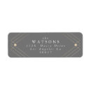 Search for antique gold return address labels Bride