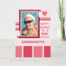 Search for special granddaughter birthday cards Pink