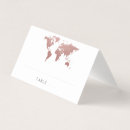 Search for travel wedding place cards Globe