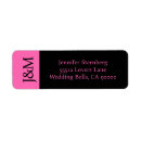 Search for neon pink return address labels Minimalist