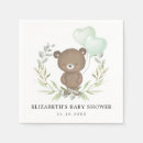 Search for teddy bear baby shower napkins Gender neutral