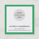 Search for green leaf logo business cards Modern