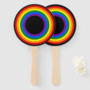 Search for rainbow hand fans Pride