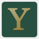 Search for letter y stickers Gold