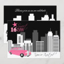 Search for limousine invitations Girly