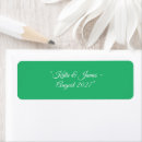 Search for pastel return address labels Mint green