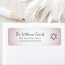 Search for bat mitzvah return address labels Jewish