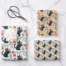 Search for naughty christmas wrapping paper Cat