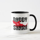 Search for daddy shark mugs Funny