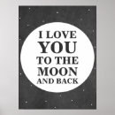 Search for i love you to the moon and back posters Vintage
