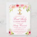 Search for peony first communion invitations Elegant