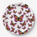 Search for butterfly paper plates Pink butterflies