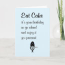 Search for funny cake birthday cards Humor