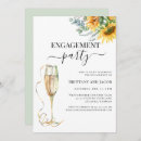 Search for sunflower engagement party invitations Elegant