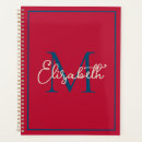 Search for blue planners Monogrammed