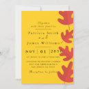 Search for maple leaf wedding invitations Red