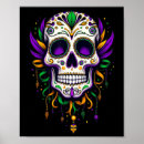 Search for sugar skull posters Purple