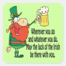 Search for irish sayings stickers Luck