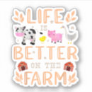 Search for girl pig stickers Farm animals