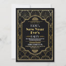 Search for art deco new year invitations 1920s
