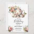 Search for kids tea party invitations Watercolor