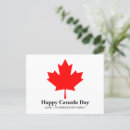 Search for maple leaf flag postcards Happy canada day