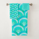 Search for blue seashells bath towels Cute