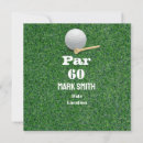 Search for golf 60th birthday invitations Green
