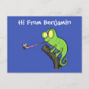 Search for cute chameleon postcards Funny