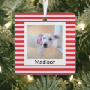 Search for striped christmas tree decorations Sweet