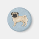 Search for cute fawn magnets Dog