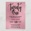 Search for faux rose gold foil invitations Glitter