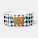 Search for halloween pet bowls Black and white