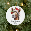 Search for donkey christmas tree decorations Farm animals